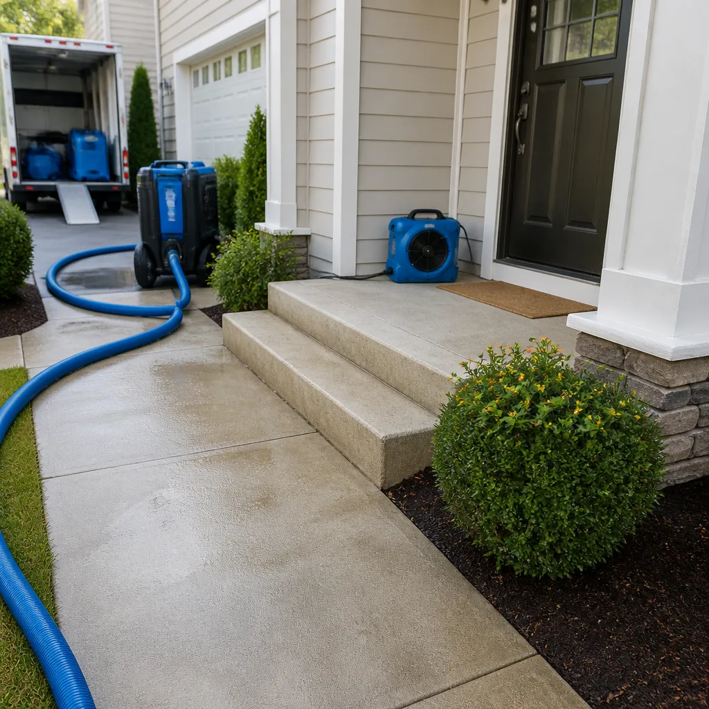 Sewage cleanup